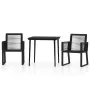 Juego de comedor para jardín 3 piezas negro von , Gartensets - Ref: Foro24-3099155, Preis: 302,48 €, Rabatt: %