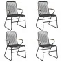 Juego de comedor de jardín 5 piezas ratán PVC negro von , Gartensets - Ref: Foro24-3099211, Preis: 303,96 €, Rabatt: -5%%