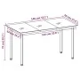 Juego de comedor de jardín 5 piezas ratán PVC negro von , Gartensets - Ref: Foro24-3099211, Preis: 303,96 €, Rabatt: -5%%