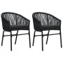 Juego de comedor para jardín 3 piezas negro de , Conjuntos de jardín - Ref: Foro24-3099239, Precio: 285,97 €, Descuento: %