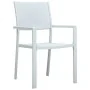 Juego de comedor de jardín de 5 piezas blanco de , Conjuntos de jardín - Ref: Foro24-3099258, Precio: 282,26 €, Descuento: %