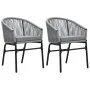 Juego de comedor de jardín 3 piezas gris by , Garden sets - Ref: Foro24-3099251, Price: 274,71 €, Discount: %