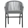 Juego de comedor para jardín 5 piezas ratán sintético gris de , Conjuntos de jardín - Ref: Foro24-3099253, Precio: 436,35 €, ...