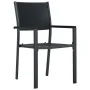 Juego de comedor para jardín 7 piezas negro de , Conjuntos de jardín - Ref: Foro24-3099266, Precio: 437,60 €, Descuento: %