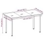 Juego de comedor para jardín 7 piezas negro de , Conjuntos de jardín - Ref: Foro24-3099266, Precio: 437,60 €, Descuento: %