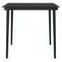Juego de comedor de jardín 5 piezas con cojines negro von , Gartensets - Ref: Foro24-3099342, Preis: 334,69 €, Rabatt: %