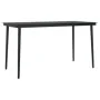 Juego de comedor para jardín 5 piezas con cojines gris y negro de , Conjuntos de jardín - Ref: Foro24-3099349, Precio: 390,25...