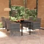 Juego de comedor para jardín 5 piezas con cojines gris y negro von , Gartensets - Ref: Foro24-3099337, Preis: 392,65 €, Rabat...
