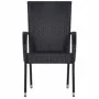 Juego de comedor de jardín 7 piezas negro von , Gartensets - Ref: Foro24-3099380, Preis: 455,82 €, Rabatt: %
