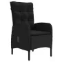 Juego de comedor de jardín 7 piezas con cojines negro de , Conjuntos de jardín - Ref: Foro24-3099368, Precio: 993,16 €, Descu...