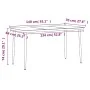 Juego de comedor de jardín 7 piezas con cojines negro de , Conjuntos de jardín - Ref: Foro24-3099368, Precio: 993,16 €, Descu...