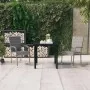 Juego de comedor para jardín 3 piezas gris y negro von , Gartensets - Ref: Foro24-3099389, Preis: 194,89 €, Rabatt: %