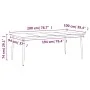 Juego de comedor de jardín 7 piezas con cojines gris y negro von , Gartensets - Ref: Foro24-3099375, Preis: 1,00 €, Rabatt: %