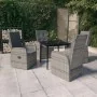 Juego de comedor de jardín 5 piezas con cojines gris von , Gartensets - Ref: Foro24-3099486, Preis: 737,00 €, Rabatt: %