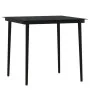 Juego de comedor de jardín 3 piezas con cojines negro by , Garden sets - Ref: Foro24-3099541, Price: 371,88 €, Discount: %