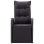 Juego de comedor de jardín 7 piezas con cojines negro von , Gartensets - Ref: Foro24-3099499, Preis: 1,00 €, Rabatt: %