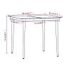 Juego de comedor de jardín 3 piezas con cojines negro von , Gartensets - Ref: Foro24-3099517, Preis: 285,48 €, Rabatt: %
