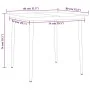 Juego de comedor para jardín 5 piezas negro de , Conjuntos de jardín - Ref: Foro24-3099632, Precio: 348,12 €, Descuento: %