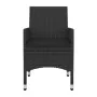 Set comedor de jardín 5 pzas y cojines ratán sintético y vidrio by , Garden sets - Ref: Foro24-3099735, Price: 384,73 €, Disc...