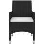 Set comedor de jardín 5 pzas y cojines ratán sintético y vidrio von , Gartensets - Ref: Foro24-3099728, Preis: 329,70 €, Raba...