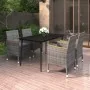 Set comedor de jardín 5 pzas y cojines ratán sintético y vidrio by , Garden sets - Ref: Foro24-3099789, Price: 448,66 €, Disc...