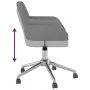 Sillas de comedor giratorias 2 unidades tela gris claro de , Sillas de comedor - Ref: Foro24-3103086, Precio: 165,27 €, Descu...