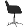 Sillas de comedor giratorias 2 unidades tela negro de , Sillas de comedor - Ref: Foro24-3103038, Precio: 161,37 €, Descuento: %