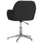 Sillas de comedor giratorias 2 unidades tela negro de , Sillas de comedor - Ref: Foro24-3103038, Precio: 161,37 €, Descuento: %