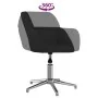 Sillas de comedor giratorias 2 unidades tela negro de , Sillas de comedor - Ref: Foro24-3103038, Precio: 161,37 €, Descuento: %
