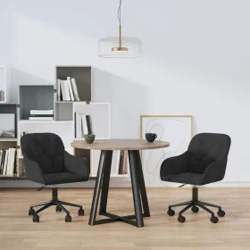 Sillas de comedor giratorias 2 uds terciopelo negro von , Essstühle - Ref: Foro24-3103427, Preis: 209,61 €, Rabatt: %