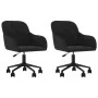 Sillas de comedor giratorias 2 uds terciopelo negro by , dining chairs - Ref: Foro24-3103427, Price: 209,61 €, Discount: %