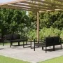 Set muebles de jardín 5 pzas y cojines aluminio gris antracita de , Conjuntos de jardín - Ref: Foro24-3107808, Precio: 702,96...