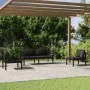 Set muebles de jardín 4 pzas y cojines aluminio gris antracita by , Garden sets - Ref: Foro24-3107787, Price: 622,92 €, Disco...