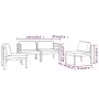 Set muebles de jardín 4 pzas y cojines aluminio gris antracita by , Garden sets - Ref: Foro24-3107787, Price: 622,92 €, Disco...
