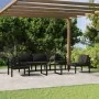 Set muebles de jardín 6 pzas y cojines aluminio gris antracita de , Conjuntos de jardín - Ref: Foro24-3107791, Precio: 747,30...