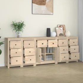 Aparador de madera maciza de pino 230x35x80 cm von , Sideboards - Ref: Foro24-3114089, Preis: 402,55 €, Rabatt: %