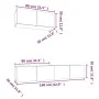 Set de muebles para TV 3 pzas madera contrachapada roble marrón von , TV-Möbel - Ref: Foro24-3114477, Preis: 137,76 €, Rabatt: %