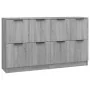 Aparadores 2 uds madera contrachapada gris Sonoma 60x30x70 cm von , Sideboards - Ref: Foro24-3115810, Preis: 118,01 €, Rabatt: %