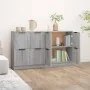 Aparadores 2 uds madera contrachapada gris Sonoma 60x30x70 cm von , Sideboards - Ref: Foro24-3115810, Preis: 118,01 €, Rabatt: %