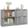 Aparadores 2 uds madera contrachapada gris Sonoma 60x30x70 cm von , Sideboards - Ref: Foro24-3115810, Preis: 118,01 €, Rabatt: %