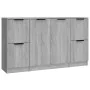 Aparadores 3 piezas madera contrachapada gris Sonoma von , Sideboards - Ref: Foro24-3115850, Preis: 131,71 €, Rabatt: %