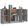 Aparadores 3 piezas madera contrachapada gris Sonoma von , Sideboards - Ref: Foro24-3115850, Preis: 131,71 €, Rabatt: %