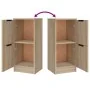 Aparadores 3 piezas madera contrachapada color roble sonoma by , Sideboards - Ref: Foro24-3115846, Price: 138,27 €, Discount: %