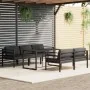 Set muebles de jardín 6 pzas y cojines aluminio gris antracita von , Gartensets - Ref: Foro24-3115922, Preis: 882,84 €, Rabat...
