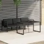 Set muebles de jardín 4 pzas y cojines aluminio gris antracita by , Garden sets - Ref: Foro24-3115917, Price: 553,14 €, Disco...