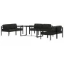 Set muebles de jardín 7 pzas y cojines aluminio gris antracita by , Garden sets - Ref: Foro24-3115929, Price: 1,00 €, Discoun...