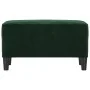 Banco de terciopelo verde oscuro 70x35x41 cm de , Bancos - Ref: Foro24-349399, Precio: 50,25 €, Descuento: %