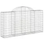 Cestas gaviones 40 uds forma de arco hierro 200x30x100/120 cm by , Pots and planters - Ref: Foro24-3146128, Price: 2,00 €, Di...