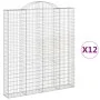 Cestas de gaviones 12 uds forma de arco hierro 200x30x220/240cm by , Pots and planters - Ref: Foro24-3146246, Price: 1,00 €, ...