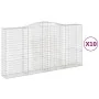 Cestas de gaviones 10 uds forma de arco hierro 400x50x200/220cm de , Maceteros y jardineras - Ref: Foro24-3147069, Precio: 2,...